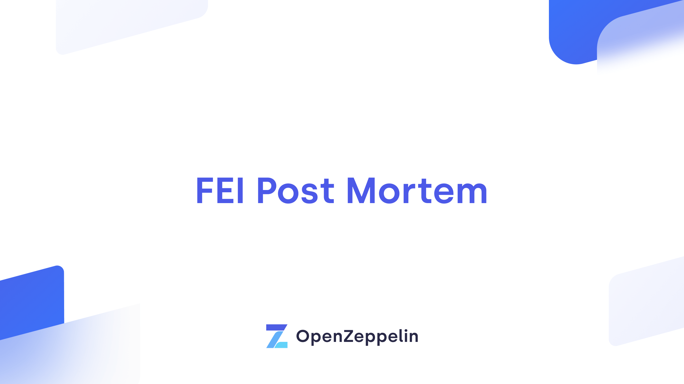 FEI Post Mortem