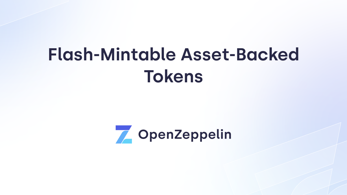 Flash-Mintable Asset-Backed Tokens