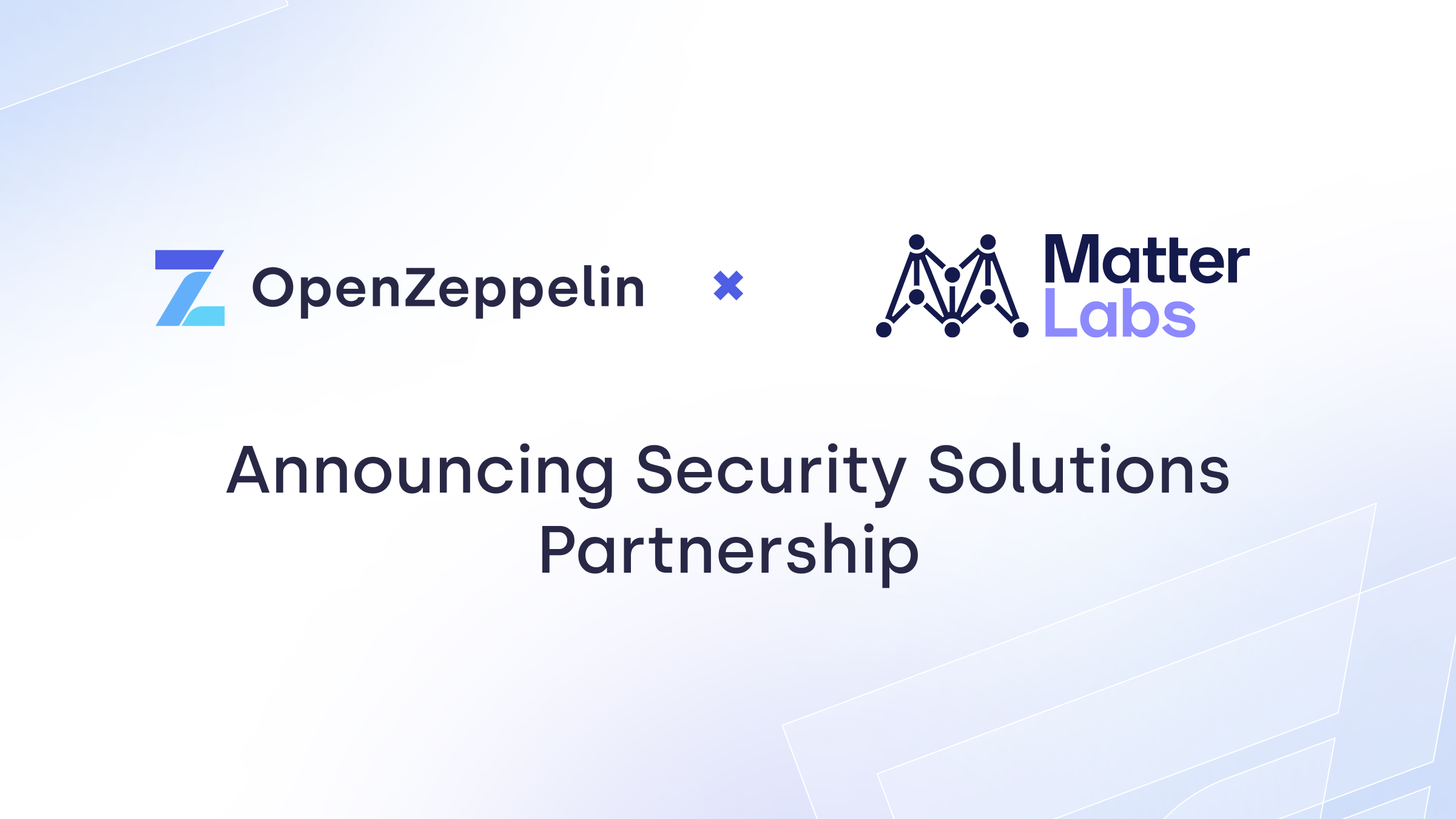 Announcing Security Solutions Partnership with Matter Labs