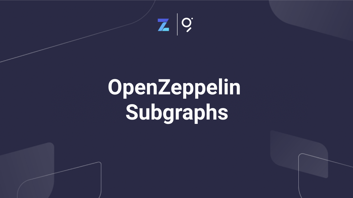 Introducing OpenZeppelin Subgraphs