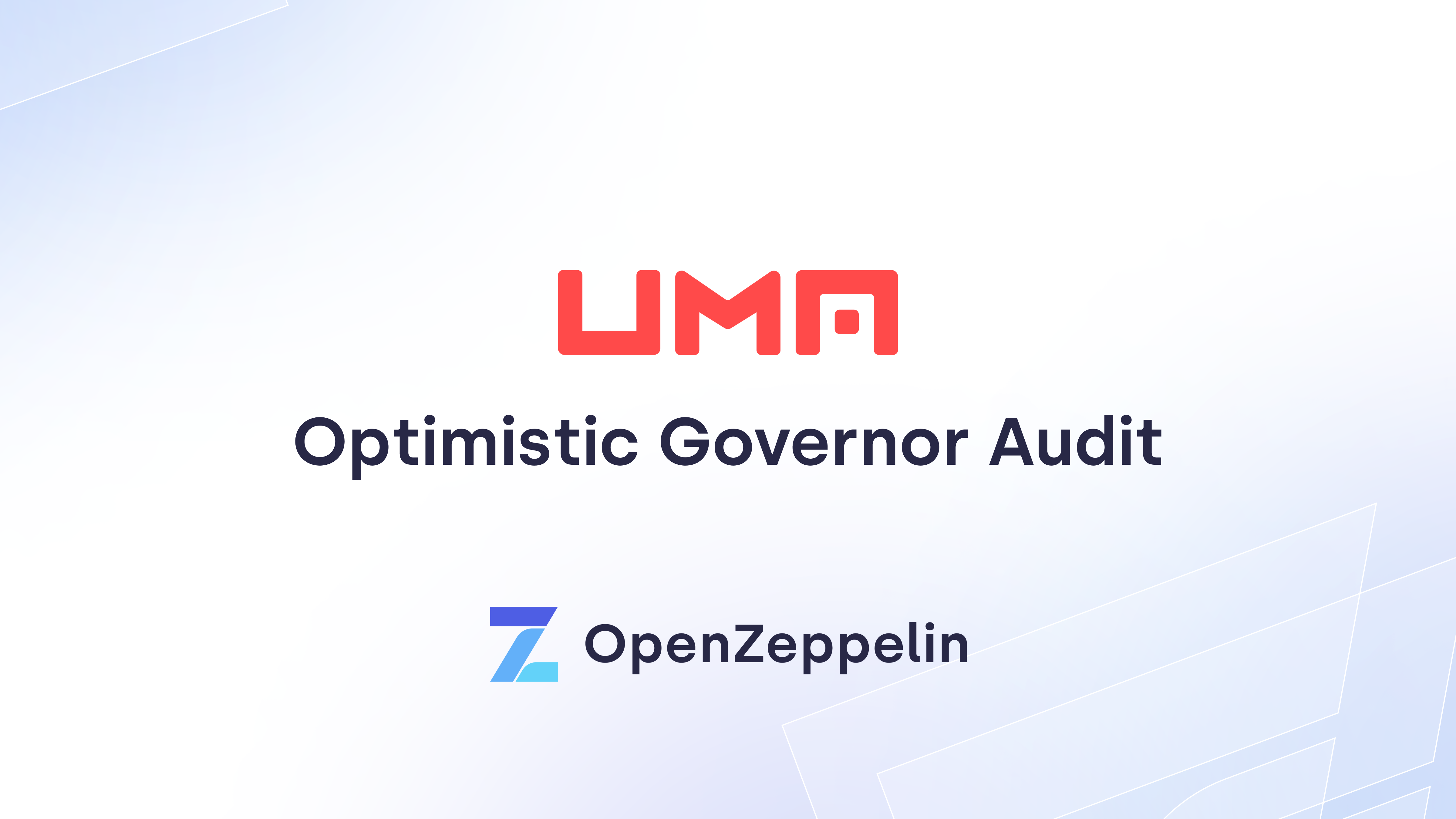 UMA Optimistic Governor Audit