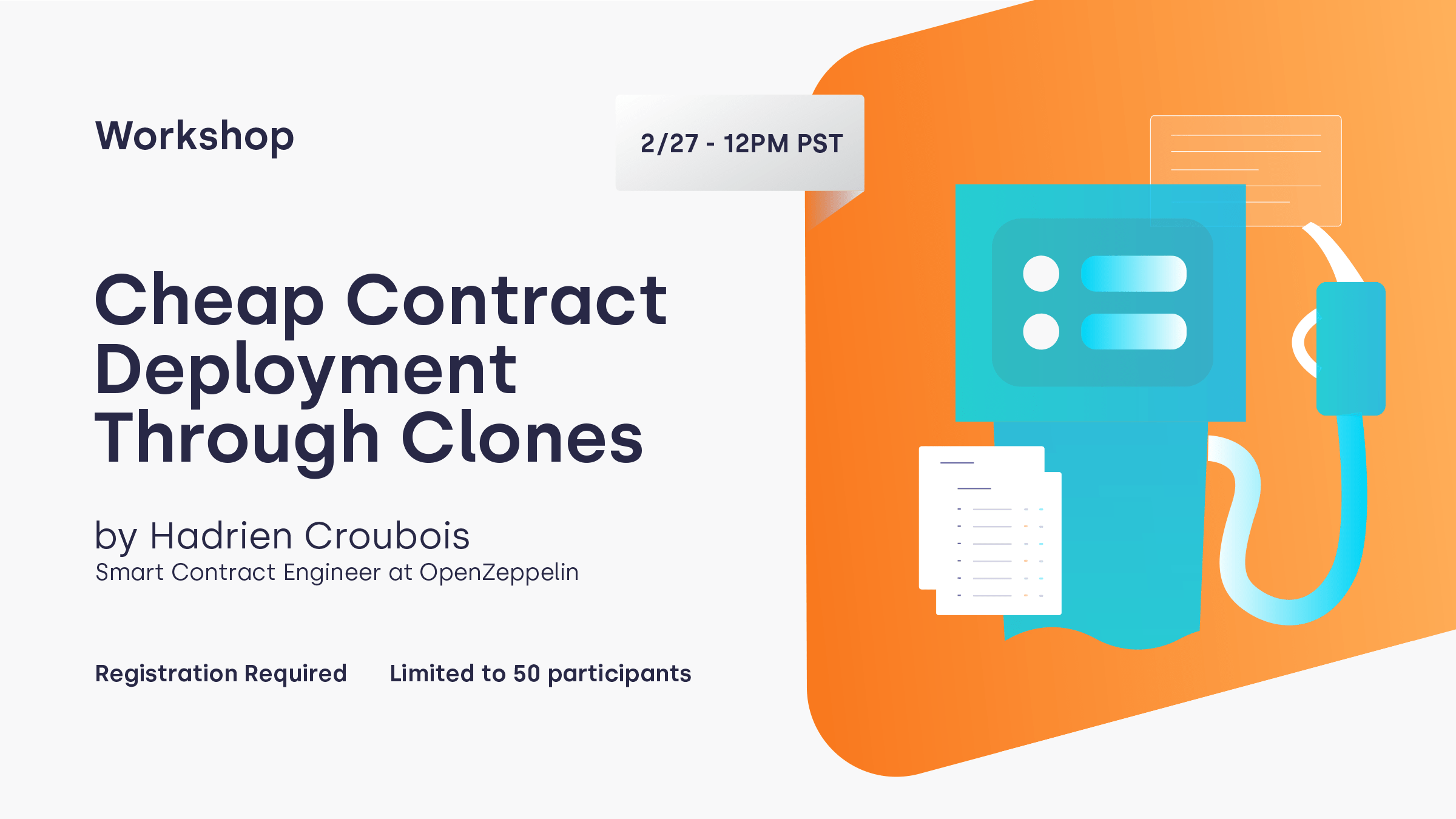 Workshop Recap: Cheap contract deployment through Clones
