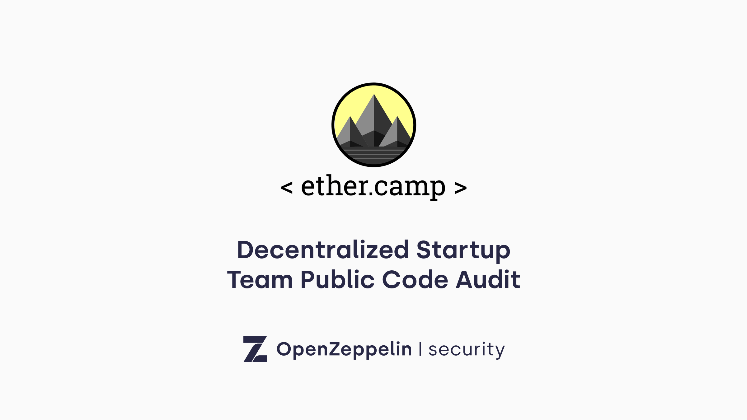 EtherCamp’s decentralized startup team public code audit