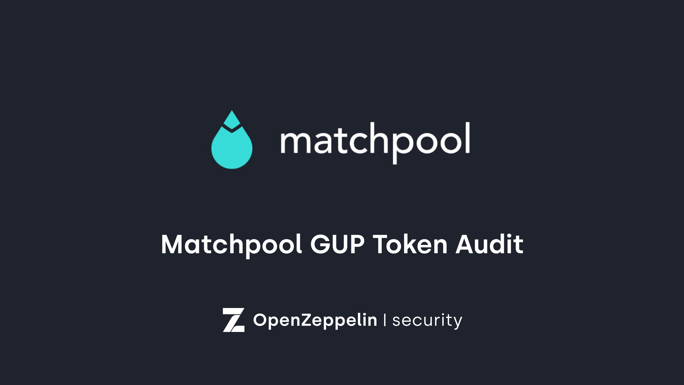 Matchpool GUP Token Audit