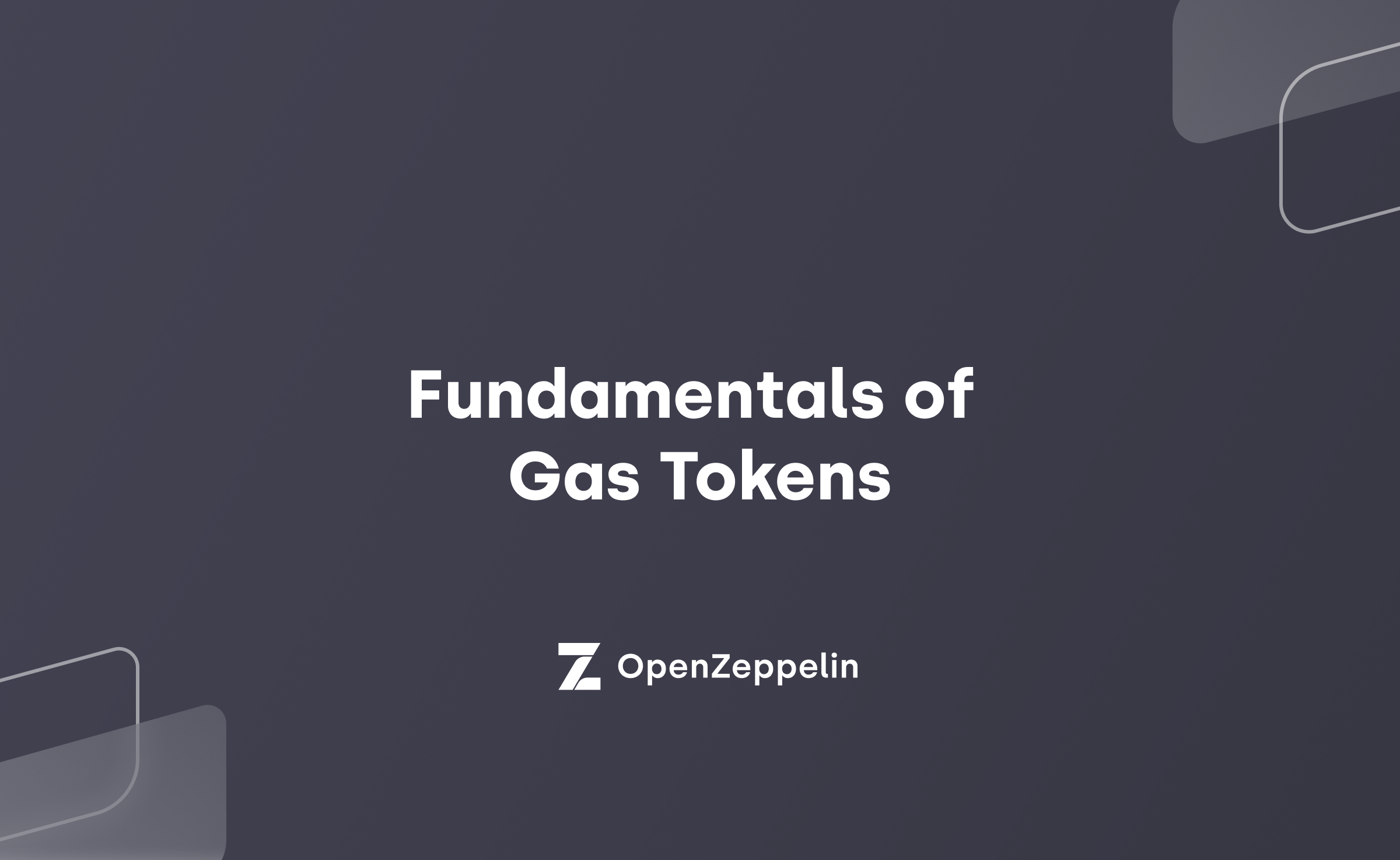 Fundamentals of Gas Tokens