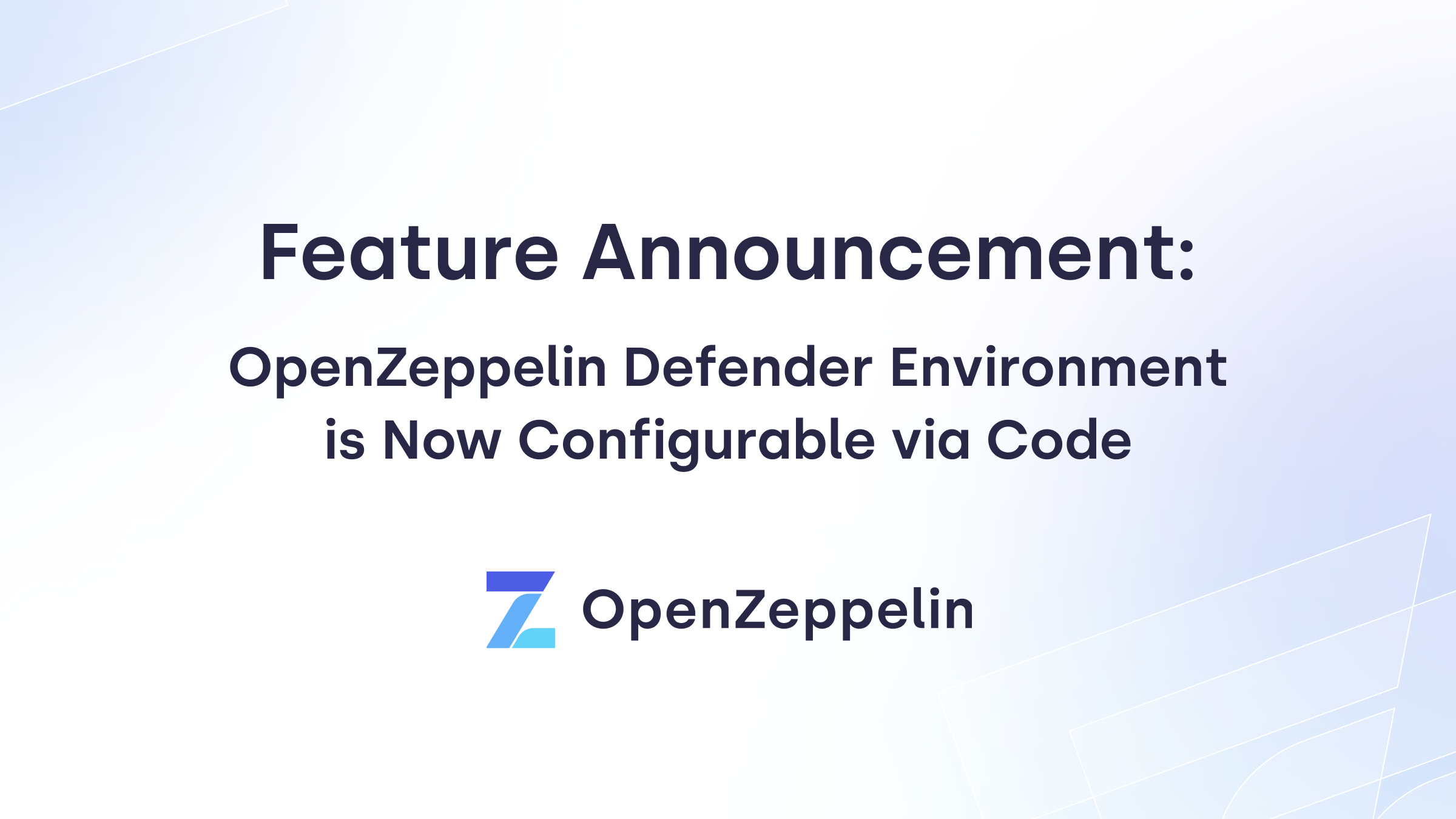 Feature Announcement