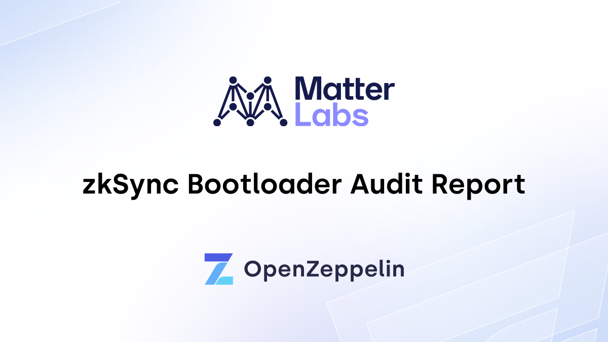 zkSync Bootloader Audit Report