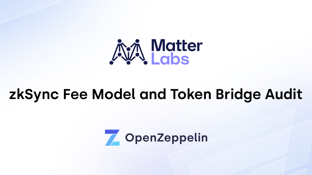 zkSync Fee Model and Token Bridge Audit